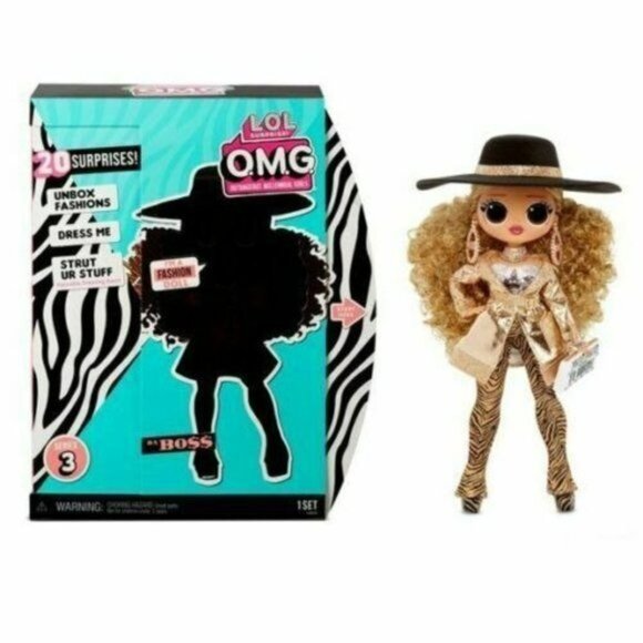 LOL Surprise OMG Da Boss Fashion Doll With 20 Surprises Series 3 - Picture 1 of 9